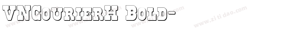 VNCourierH Bold字体转换